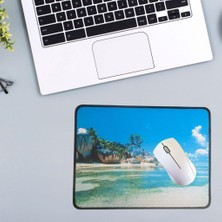 Mouse Pad Kaymaz Taban Pürüzsüz Üst Yüzey 25CMX32CM Küçük Boy Deniz Manzaralı Mouse Matı