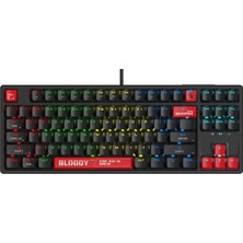 Bloody S87 Mekanik Red Switch RGB Anti-Ghosting Kablolu Klavye