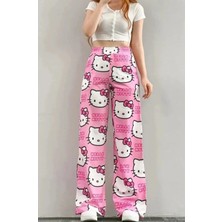 Pandy Hello Kitty Cat Bol Paça Eşofman Altı