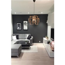 Woodhub Fella Tekli Ahşap Sarkıt Avize