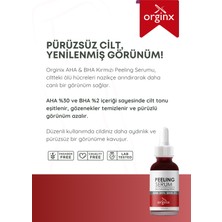 Orginx Canlandırıcı & Cilt Tonu Eşitleyici Yüz Kırmızı Peeling Serum 30 ml (Aha 10% + Bha 2%)