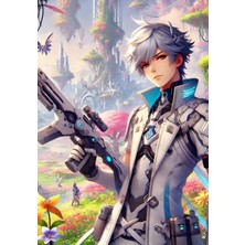 Ti-Play Zaka Anime Series Elyris AS171 35X50 Çerçevesiz Karton Poster Uv Baskı