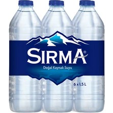 Sırma Doğal Kaynak Suyu 1,5 lt x 6 Adet