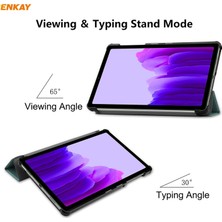 Enkay Samsung Galaxy Tab A7 Için Enkay Pu Deri Kılıf Samsung Galaxy Tab A7 Lite T220 Için (Yurt Dışından)