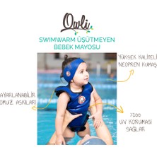 Owli Swimwarm Üşütmeyen Bebek Mayosu Mavi