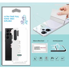 Elsa Store Xiaomi Poco M4 Pro Nano Full Arka Kaplama İnce Esnek Hd Şeffaf