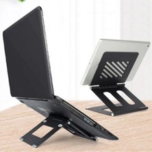 Miray Life Ayarlanabilir Metal Dizüstü Destek Tabanı Katlanabilir Taşınabilir Laptop Sehpa - EMY2257-8853