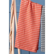 Kanz Bebek Waffle Pike Örtüsü 90X110 - Turuncu