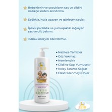 Le Natura Organik & Vegan Sertifikalı, Glutensiz Bebek  Saç ve Vücut Şampuanı - 400 ml