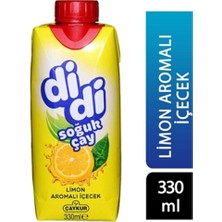 Çaykur Didi Limon Aromalı Soğuk Çay Kutu 330 ml x 24 Adet