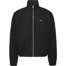 Tommy Hilfiger Tommy Jeans Logolu Erkek Siyah Kazak