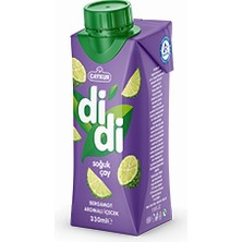 Çaykur Didi Bergamot Aromalı Soğuk Çay Kutu 330 ml x 24 Adet