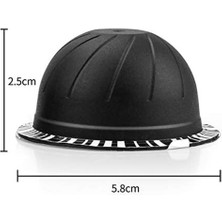 Emporaaium - 29011 Nespresso Vertuo Vertuoline Doldurulabilir Kapsüller 230ML Için 5pc Yeniden Kullanılabilir Kahve Kapsülü Kullanılarak (Yurt Dışından)
