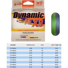 Captain Dynamic Pe 8 Örgü Ipi Misina 300MT Yeşil 0,08MM