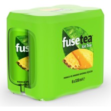 Fuse Tea Mango ve Ananas Aromalı Soğuk Çay 330 ml x 6 Adet