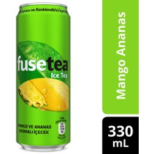 Fuse Tea Mango ve Ananas Aromalı Soğuk Çay 330 ml x 6 Adet