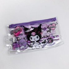 Kuromi Sanrio Cüzdanlı Kırtasiye Seti