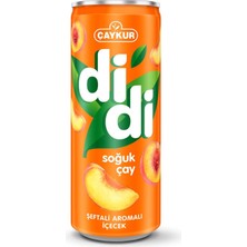 Çaykur Didi Şeftali Aromalı Soğuk Çay 330 ml x 24 Adet