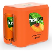 Fuse Tea Şeftali Aromalı Soğuk Çay 330 ml x 6 Adet