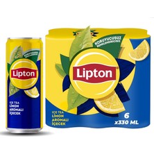 Lipton Soğuk Çay Limon 330 ml x 6 Adet