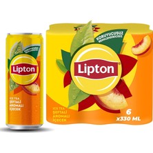 Lipton Soğuk Çay Şeftali 330 ml x 6 Adet