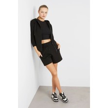 Guess Kadın Kısa Siyah Şort