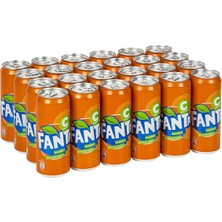 Fanta Portakal Aromalı Gazoz 330 ml x 24 Adet