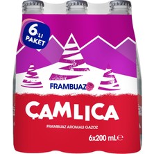 Çamlıca Frambuaz Aromalı Gazoz 200 ml x 6 Adet