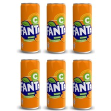 Fanta Portakal Aromalı Gazoz 330 ml x 6 Adet