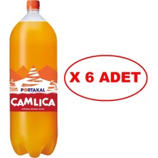 Çamlıca Portakal Aromalı Gazoz 2,5 lt x 6 Adet