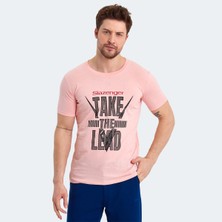 Slazenger KASSIA Erkek Tişört Somon