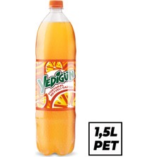 Yedigün Portakal Meyveli Gazoz 1,5 lt x 6 Adet