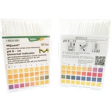 Merck 109535 Ph Kağıdı Ph 0 - 14   ph-Indikatör Şeriti Evrensel Indikatör Mcolorphast™ 100 Adet/Kutu