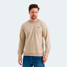 Slazenger ORVAR IN Erkek Sweatshirt Bej