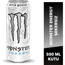 Monster Energy Şekersiz Enerji Içeceği 500 ml x 12 Adet