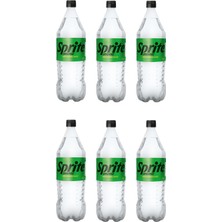 Sprite Gazoz Limon Aromalı Şekersiz 1 lt x 6 Adet