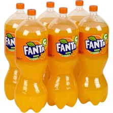 Fanta Portakal Aromalı Gazoz 2,5 lt x 6 Adet