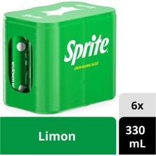 Sprite Gazoz Limon Aromalı 330 ml x 6 Adet