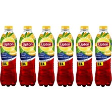 Lipton Soğuk Çay Limon 1 lt x 6 Adet