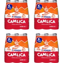 Çamlıca Portakal Aromalı Gazoz 200 ml x 24 Adet