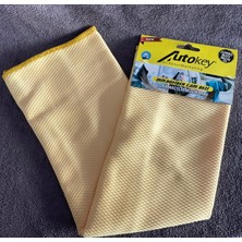 Autokey Mikrofiber Cam Bezi 50X70 cm (Sarı) 1 Adet