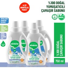 Siveno Çamaşır Sabunu Seti 750 ml x 4'lü