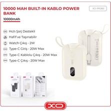 Xo 20W Type-C Watch Iphone Android Uyumlu Kablosuz Wireless 10000 Mah Powerbank Şarj Aleti PR260