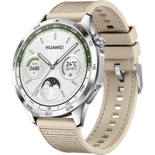 MobaxAksesuar Huawei Watch GT 6/5/4/3/2 Pro 46mm Ultimate SE Elite Kordon Lansman Kumaş Dikişli Silikon 102