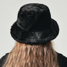 Sezgin Home Kadın Peluş Şapka Bucket Model Kış Foter Şapka