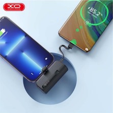 Xo 20W Fast Hızlı Lightning Type-C Kablolu Stant 5000 Mah Taşınabilir Şarj Aleti Powerbank PR220