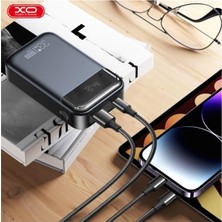 Xo 33W Quick Pd Fast Hızlı Usb-C Type-C 3 Çıkışlı 10000 Mah Taşınabilir Şarj Aleti Powerbank PR232