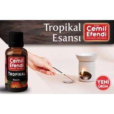 Cemil Efendi Tropikal 10 ml Esansiyel Uçucu Buhurdanlık Yağı Difüzör Esansı Oda Kokusu 10 ml