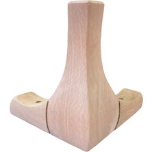 Hizmet Ahşap Avangart Ayak 18 cm - Komidin Dolap Koltuk Vestiyer Dresuar Ayağı