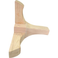 Hizmet Ahşap Avangart Ayak 18 cm - Komidin Dolap Koltuk Vestiyer Dresuar Ayağı